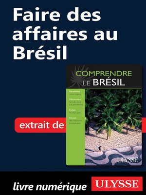 cover image of Faire des affaires au Brésil